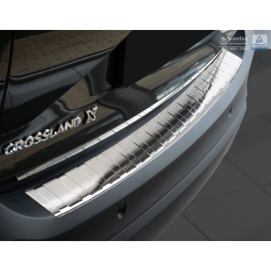 Накладка на задний бампер Opel Crossland X (2017-) бренд – Avisa главное фото